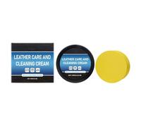 Générique Rich Repair Cream, Professional Stain Cleaning Paste, 100g Jar with Soft Sponge, Advanced Nutrient Leather Restorer, with Water Resistant Style, Maintenance Solution for Sofa and Seat