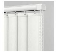 Générique Rideau Coulissant à Lamelles en Tissu Blanc, Store Californien à Lamelles Verticales Anti-UV pour Terrasse Bureau Portes Fenêtres, Stores Vénitiens 280 180 80 120 60 160 cm(70cmWx180cm)