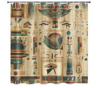 Générique Rideau de Douche Égypte Antique 180x220cm