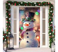 Générique Rideau de Porte de Patio extérieur Tissu de Porte décoratif pour Porche Jardin et Photo (A, 180X90cm)