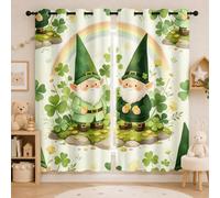 Générique Rideau GNOME Saint-Patrick Occultant Lot de 2, 110x215cm