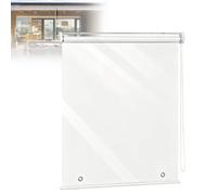 Générique Rideau Imperméable Pluie pour Jardin Balcon Patio, Séparation Terrasse Coupe-Vent et à Poussière, Store à Rouleau en PVC 160 100 120 110 140 80 70 50 cm(W150cm x H180cm)