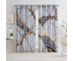 Générique Rideau Occultant Surréalisme Élégant Monstera, Rideau Gris Clair Opaque à œIllets - Rideaux Isolant Thermique pour Fenêtre Maison Chambre et Salon, 2 Pièces, 110 X 215 cm (L x H)