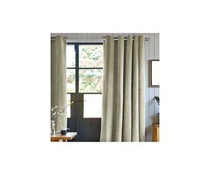 Générique Rideau Velours 100% Polyester - Beige Clair 140x250 cm