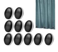 Générique Rideaux de Douche magnétique Poids, Rideaux en Silicone Polyvalent Poids | Aimants de Rideaux résistants au Bruit 10x, Fournitures de Nappe à la Rouille pour extérieur