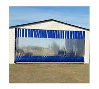 Générique Rideaux en Vinyle imperméables et résistants - Bâches Transparentes avec œillets pour Patio, Garage, pergola, Porche et Gazebo - Panneaux de séparation extérieurs Robustes