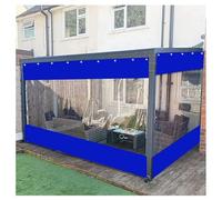 Générique Rideaux en Vinyle Robustes pour extérieur - Bâches Transparentes pour terrasse, pergola, Porche, Gazebo, Balcon - Résistants aux intempéries, durables et Anti-UV - Protection d'intimité