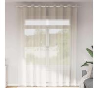 Générique Rideaux en Voile avec œillets 2 pcs crème 140x300 cm,Décorations,Habillages de fenêtre,Rideaux-4102076