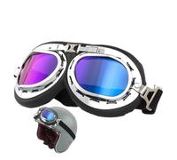 Générique Riding Goggles - Unisex Full Frame | Windproof Motorcycle Riding Glasses, Outdoor Eyewear With Adjustable Straps | Dustproof Goggles Over Glasses For Motorcycle Racing