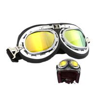 Générique Riding Goggles - Unisex Full Frame | Windproof Motorcycle Riding Glasses, Outdoor Eyewear With Adjustable Straps | Dustproof Goggles Over Glasses For Motorcycle Racing