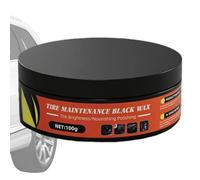 Générique Rim Cleaning Wax - 100g Tire Shine Balm for Exterior Detailing | Waterproof Coating with Gloss Effect for Vehicle Wheels, Ideal for SUV, Truck, RV, Tractor, Trailer and Automotive Surfaces