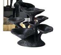 Générique Ring Holder Dish - Mushroom Jewelry Dish Organizer | Multi-Layered Ring Holder Tray For Necklaces, Bangles, Earrings | Desk & Bedroom Jewelry Storage For Women