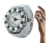 Générique Ring Watch for Women - Finger Watches Set Adjustable Ring Watch | Vintage Innovative Clock Jewelry | Lightweight Finger with Precise Timekeeping for Friends and Colleagues