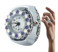Générique Ring Watch for Women - Finger Watches Set Adjustable Ring Watch | Vintage Innovative Clock Jewelry | Lightweight Finger with Precise Timekeeping for Friends and Colleagues