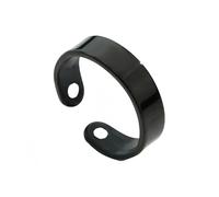 Générique Rings for Women Ring Natural Menopause Solution Adjustable Women MagnOpenCuff Ring Comfortable Adjustable Jewelry for Wedding Parties Men Adults Special Occasions (Black)