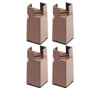 Générique Risers Table Legs, Heavy Duty Bed Raiser Counter Riser, 1.97 inches Furniture Raisers Blocks & Non Slip Base, Chair Couch Lifters for Added Height, Living Rooms, and Storage Access