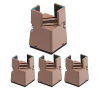 Générique Risers Table Legs, Heavy Duty Bed Raiser Counter Riser, 1.97 inches Furniture Raisers Blocks & Non Slip Base, Chair Couch Lifters for Added Height, Living Rooms, and Storage Access