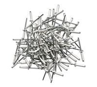 Générique - RIVETS ALU TIGE ACIER ECLATEURS BLANCS de 4 x 20 PLAQUES D'IMMATRICULATION