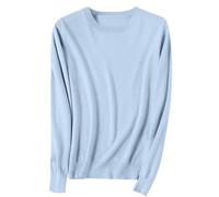 Générique Robe Ample Et Courte For Girls Cute Crew Neck Soft Knit Pullovers Teens Casual Loose Spring Long Sleeve Tops 5 15 Years Robe De Fille (BU2, 14-15 Years)