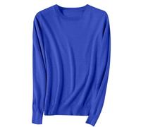 Générique Robe Ample Et Courte For Girls Cute Crew Neck Soft Knit Pullovers Teens Casual Loose Spring Long Sleeve Tops 5 15 Years Robe De Fille (BU1, 10-11 Years)