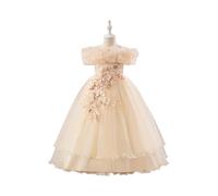 Générique Robe Bal de Promo Carnaval Petite Bapteme Demoiselle Bal Paillette Mariage Chic Fleurie Femme Ans Enfant Déguisements pour Cérémonie Bebe Princesse Costume Carnaval Enfant Fille