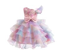 Générique Robe Bapteme Fille Deguisement Carnaval Enfant Carnaval Ceremonie Princesse Miss Elegant Moyen Age Petite Adolescente Deguisement Adulte Mariage Robe Princesse Fille 11 Ans