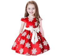 Générique Robe Bebe, Enfants Fille Automne Hiver vêtements Robe de Noël La Fille A La RayéE Pull De Noel NoëL BéBé | Enfant Bébés Filles C'est Mon 1er / 2ème Anniversaire Princesse