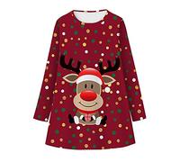 Générique Robe Bebe, Tenue Noel Bebe Fille Ensemble De PremièRe Tenue De NoëL pour BéBé Fille Robe Noel Bebes Enfant Bébés Filles C'est Mon 1er / 2ème Anniversaire Princesse