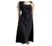 Générique Robe Camisole Noire D'été, Taille Cintrée, for Montrer Son Tempérament Amincissant, Petite Et Sexy pour une fête, l'été(XX-Large)