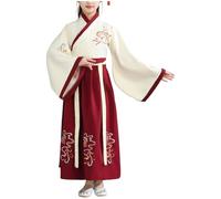 Générique Robe Chinoise Enfant Hanfuu Costume Chinois Fille Garçon Robe Chinoise Traditionnelle Ancienne Déguisement Jouer à L'opéra Cosplay Spectacle Traditionnel Folle Filles Manches Longues Hanfu