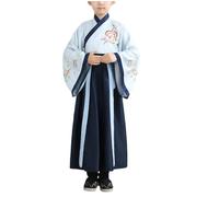 Générique Robe Chinoise Enfant Hanfuu Costume Chinois Fille Garçon Robe Chinoise Traditionnelle Ancienne Déguisement Jouer à L'opéra Cosplay Spectacle Traditionnel Folle Filles Manches Longues Hanfu