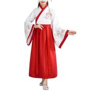 Générique Robe Chinoise Enfant Hanfuu Costume Chinois Fille Garçon Robe Chinoise Traditionnelle Ancienne Déguisement Jouer à L'opéra Cosplay Spectacle Traditionnel Folle Filles Manches Longues Hanfu
