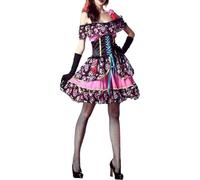 Générique Robe Cosplay Halloween Longue Femme Medievale Corset Costume d'Halloween gothique Médiévale Vintage pour et soirées costumées