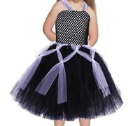 Générique Robe Cosplay Pour - Robe Tutu Sans Manches Costume D'Halloween Noir Skin Friendly | Costume Cosplay Robes En Tullde Respirant Podur Performances Sur Scène 2-12 Ans Rassemblements