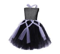 Générique Robe Cosplay Pour - Robe Tutu Sans Manches Costume D'Halloween Noir Skin Friendly | Costume Cosplay Robes En Tullde Respirant Podur Performances Sur Scène 2-12 Ans Rassemblements