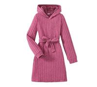 Générique Robe Côtes Fille Grande Taille Manches Longues Capuche Couleur Unie Tunique Extérieur Quotidien Hiver Automne(7-8 Years)