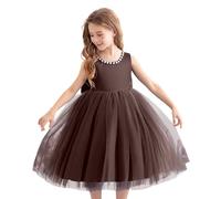 Générique Robe de Bapteme Fille Robes de Filles pour Tous Les Jours Robe pour Filles mariée Enfants Demoiselle d'honneur Jupe Performance Piano