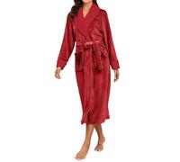 Générique Robe De Chambre Femme Chic Peignoir Doux Confortable Coton Respirant Ourton Soigné Qualité Lavage Machine Facile Voyage Hôtel Pratique Chaud Toutes Saisons Confort