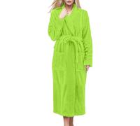 Générique Robe De Chambre Femme Grande Taille Souplesse Naturelle Sortie Bain Polaire Chaude Poche Pratique Téléphone Lavage Machine Facile Après Douche Relaxant Pour Femmes Été