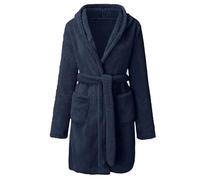 Générique Robe De Chambre Homme Polaire Chaude Peignoir Longue Capuche Doux Et Chaud Sortie De Bain pour Homme Hivers Peignoir De Bain Doux Rétro Sortie De Bain Homme