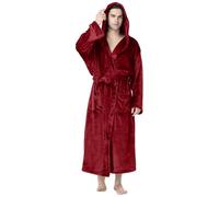 Générique Robe de Chambre Homme,Pyjama Respirant col en V Léger et long Chemise nuit pour Homme Kimono Longue Manches longues Idéal Mariage, EVJF, Lune Miel