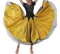 Générique Robe de Danse Traditionnelle Espagnole à Grande Jupe Hawaienne Jupe en Tulle et Sequins Jupes de Danse de Valse de Flamenco Robe de Danse Classique à Grande Balançoire