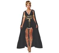 Générique Robe de Déesse Romaine avec Cape Blanche Transparente Déguisement Halloween Tenue Antique Divine Grecque Ensemble Costume pour Jeu de Rôle