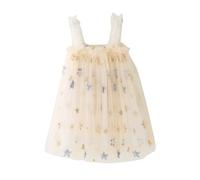 Générique Robe de fée pour bébé Fille - sans Manches - avec Ailes de Papillon - Tutu - Robe d'anniversaire - Robe d'été