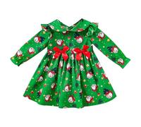Générique Robe de Noël, BéBéS Filles Ma PremièRe Robe De NoëL Habit Pere Noel Bébé Fille Naissance Combinaison avec Jupe Robes SoiréE | Tenue Parent-Enfant en Famille