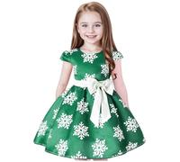 Générique Robe de Noël pour Nouveau-né Bébé Fille Robe Rouge, VêTements pour BéBé Fille Tenues De NoëL en Tulle à Manches Longues Enfant DéGuisement Tenue Christmas Costume | Manches Longues