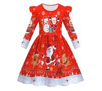 Générique Robe de Noël, Tenue De NoëL pour Petite Fille Ensemble Bandeaux Bas âGe Ensemble VêTements BéBé VêTement BéBé | pour Fille Vêtement 6 Mois-6 Ans