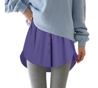 Générique robe de plage femme,Women's Adjustable Shirt Extender Removable Layering Half Length Underskirt With Jupe Sexy Courte(Hot Pink,XXXXL)