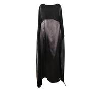 Générique Robe de Priere Femme Musulmane 2026 Eid Ramadan Abaya Modeste Robe Cape Manches Flottantes Dégradé Coupe Floue Taille Grande Tissu Léger pour Prière & Célébrations