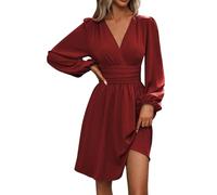 Générique Robe De Soiree Femme Robe De Bal Grande Taille Paillette Coton Boheme Invitée Glamour Mi Moulante De Plage Demoiselle d'honneur Ceremonie Ropa Mes Commandes Passées 2#vin L